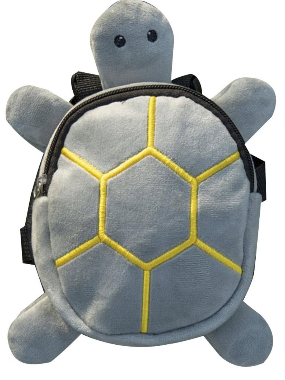 [NEW] Dog Bag Cartoon Turtle Pet Backpack Plush Bag for Walking (GREY)